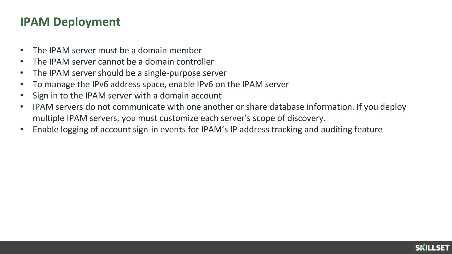 A DHCP Server Will Be Discovered In IPAM Server Even If It Is Not 
